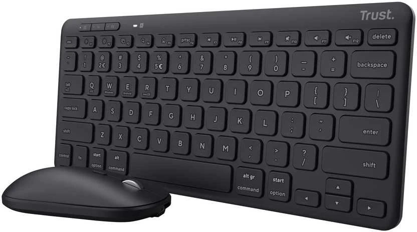 Trust Computer Products TRUST LYRA BELAIDĖ „Bluetooth BT“ USB KLAVIATŪRA IR PELĖ, KELIAMS ĮRENGINIAMS, EKO (ND)