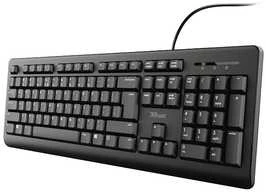 Klaviatūra Trust Computer Products „Trust Primo“, viso dydžio (100 %), laidinis, USB, membraninis, juodas