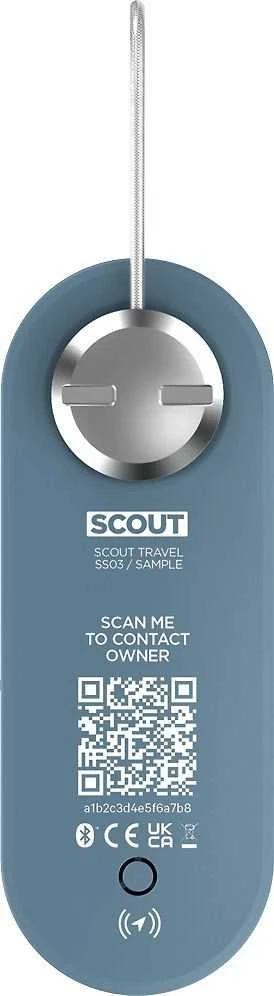 Knog Scout Travel varashälytin ja paikannin, Apple iOS, sininen