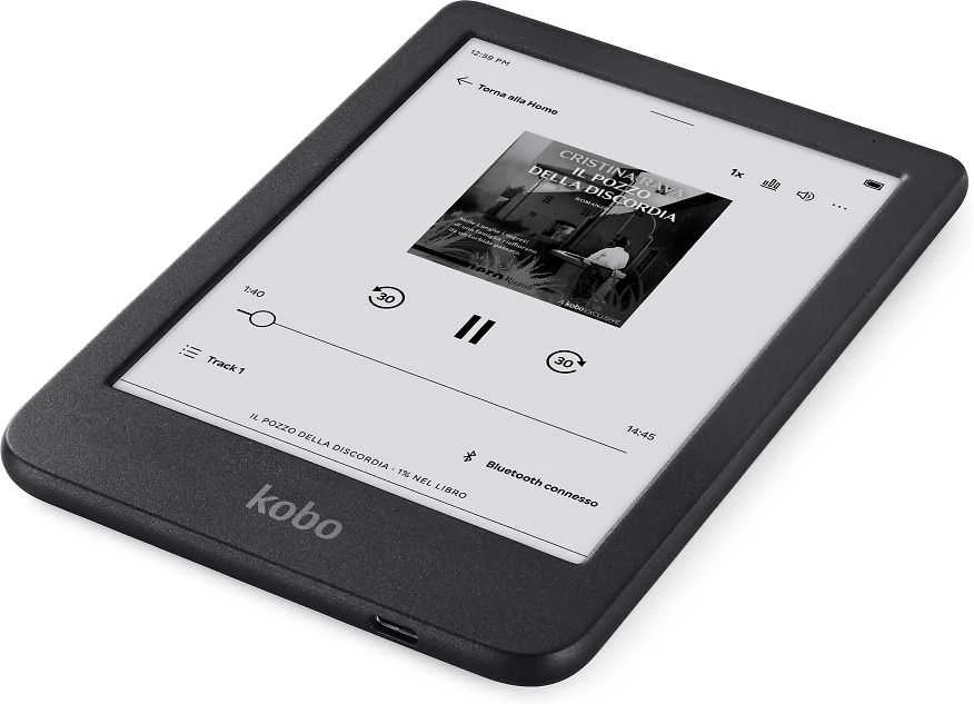 Elektroninė skaityklė Kobo Clara BW 6" 16G Wi-Fi, juodos spalvos (N365-KU-BK-K-EP)