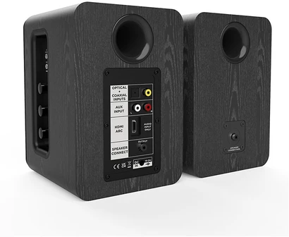 Kompiuterio kolonėlės Aiwa SPA-200BK aktiivikaiutinpari HDMI:llä, musta