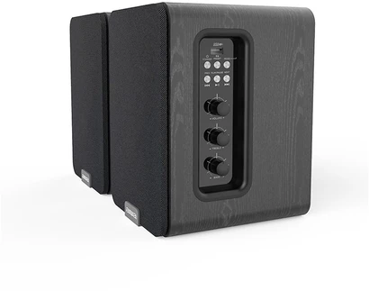Kompiuterio kolonėlės Aiwa SPA-200BK aktiivikaiutinpari HDMI:llä, musta
