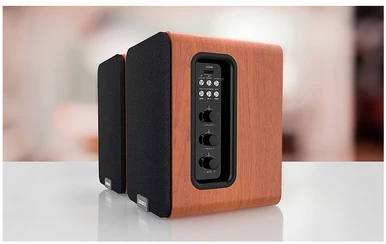 Kompiuterio kolonėlės Aiwa SPA-200BR aktiivikaiutinpari HDMI:llä, ruskea