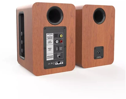 Kompiuterio kolonėlės Aiwa SPA-200BR aktiivikaiutinpari HDMI:llä, ruskea