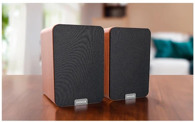 Kompiuterio kolonėlės Aiwa SPA-200BR aktiivikaiutinpari HDMI:llä, ruskea
