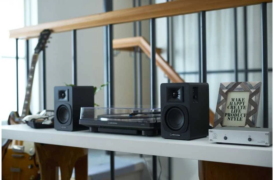 Kompiuterio kolonėlės Carruzzo Audio-Technica AT-SP3X garso kolonėlė 2 krypčių Juoda Vielinis ir Bevielis 30 W