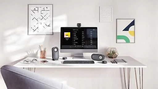 Logitech Z407 Bluetooth kompiuterio garsiakalbiai su žemųjų dažnių garsiakalbiu ir belaidžiu valdymu