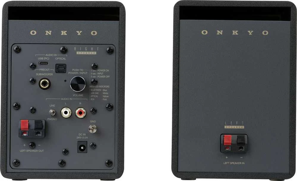 Kompiuterio kolonėlės Onkyo Creator serijos GX-10DB aktyvios kolonėlės, Juodas, pora