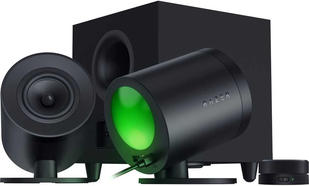 Kompiuterio kolonėlės Razer | Gaming Speakers | Nommo V2 Pro - 2.1 | Bluetooth | Belaidė jungtis | Juodas