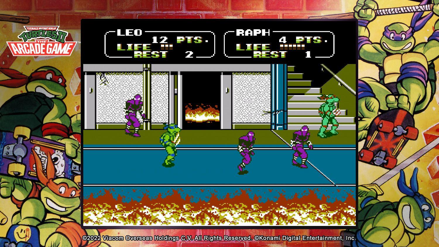 Teenage Konami paaugliai mutantai vėžliai nindziai: Cowabunga kolekcija