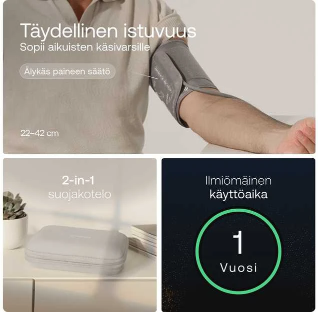 Kraujospūdžio matuoklis Withings Bpm Vision AFib BT balta