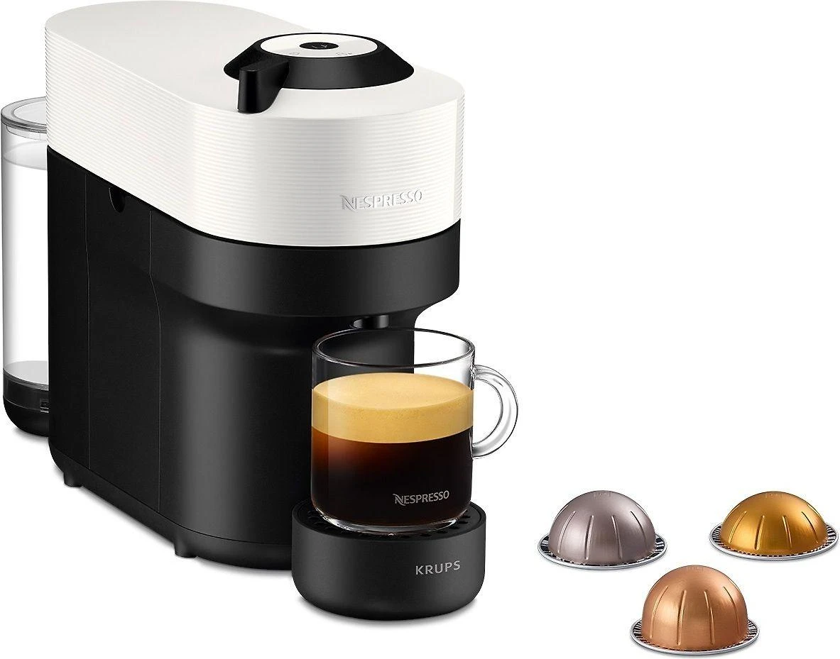 Kavos aparatas Krups Nespresso XN920110 Vertuo Pop kokoso baltas