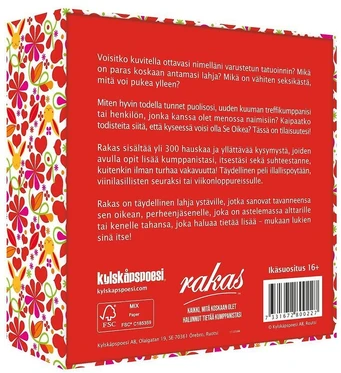 Kylskåpspoesi Rakas Kysymyspeli
