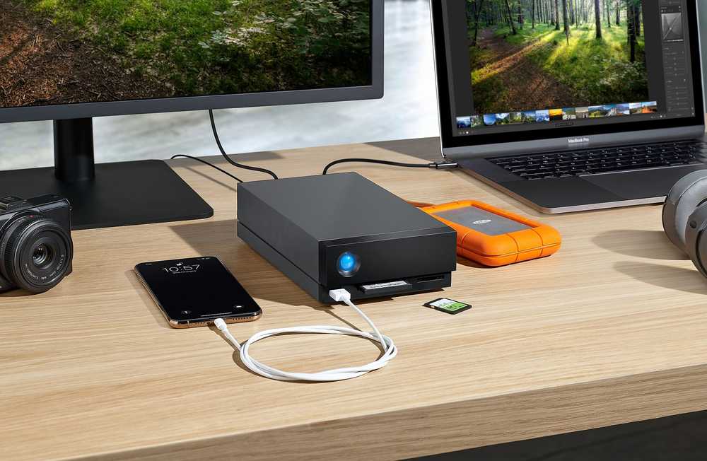 Kietasis diskas LaCie 1big Dock USB-C 8TB Thunderbolt 3 USB 3.0