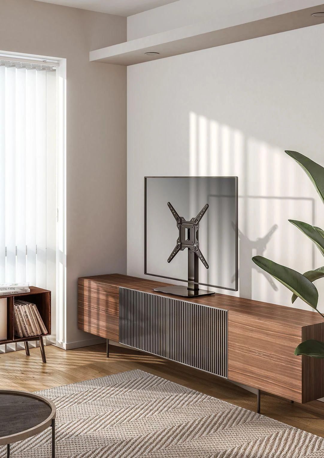 Laikiklis Fiber Mounts Mozi TS-2 Medium 23''-55'' - podstawa stołowa obrotowa televizoriui (LDT03-23MA)