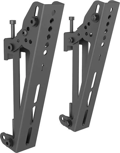 Laikiklis „Multibrackets M Pro“ serija – pakreipiamos svirtys 200 mm | VESA vertikaliai 75–200 | Maks. 30 kg | Juodas