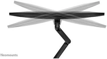 Laikiklis NEOMOUNTS SCREEN DESK MOUNT, Juodas (CLAMP+GROMMET)