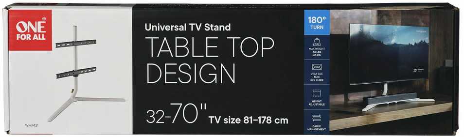 Laikiklis One For All One for All 70'' TV Stand Design Table Top light
