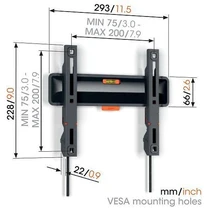 Laikiklis Vogels TVM televizoriaus laikikliai 19-50'' 30kg 3205