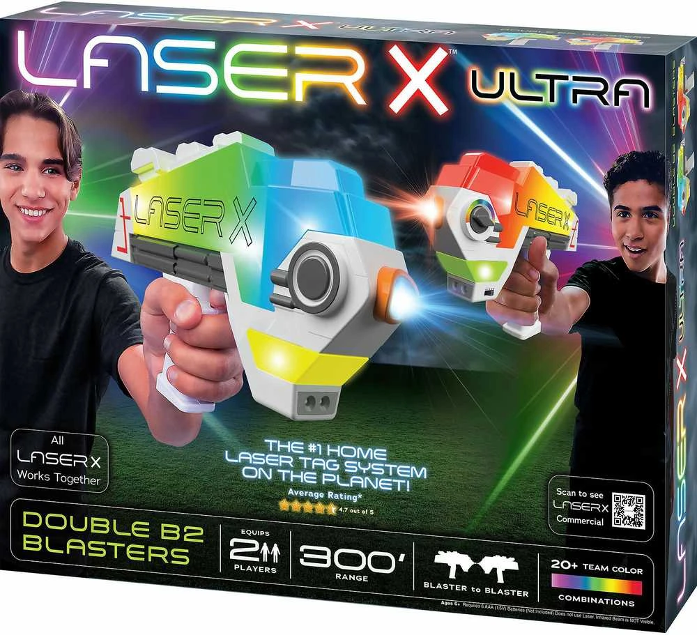 Laser X Ultra rinkinio pakuotė su dviem ginklais
