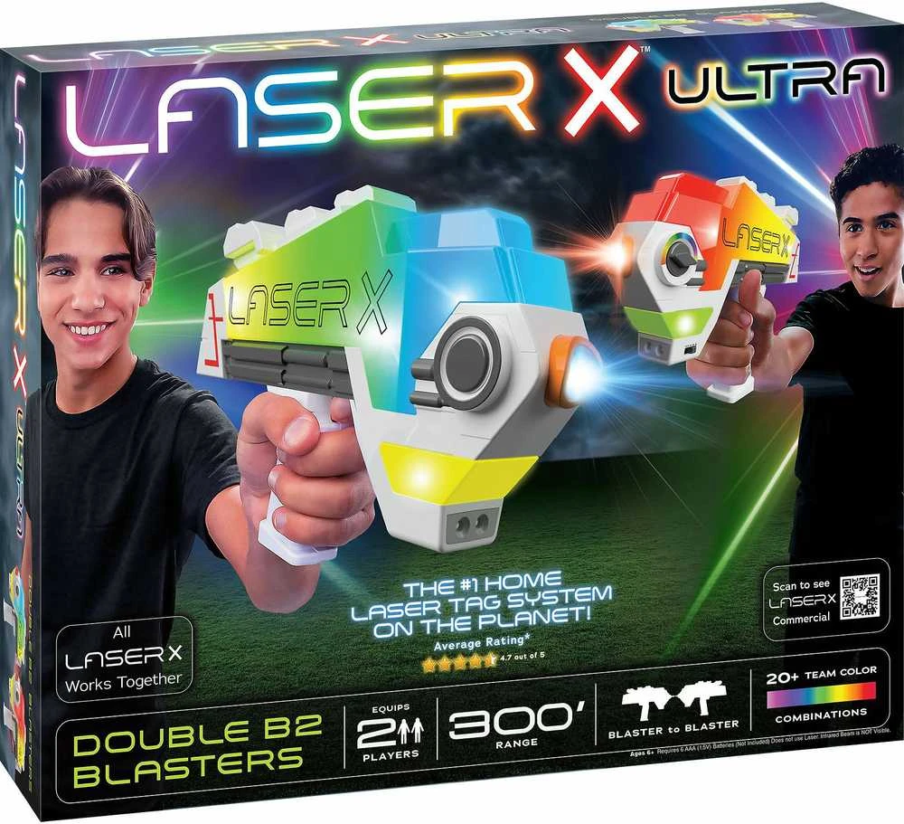 Laser X Ultra pakuotė su dviem pistoletais