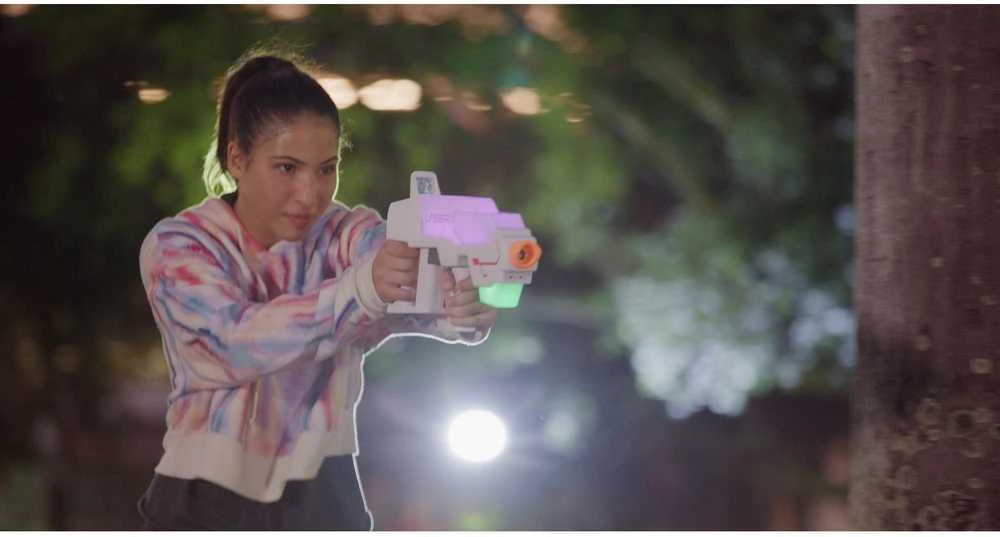 Laser X „lazerinis X“ lazerinis X Ultra, tolimojo nuotolio šautuvas su lazeriu – laserpyssypeli