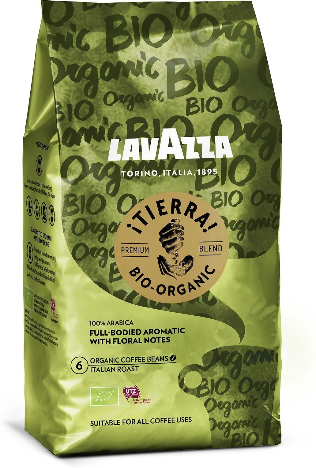 Lavazza Tierra For Planet Coffee Beans 1kg | Lavazza