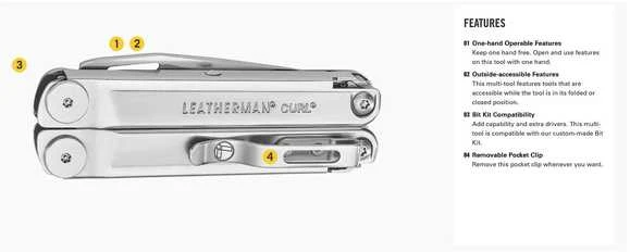 Leatherman daugiafunkcis įrankis CURL