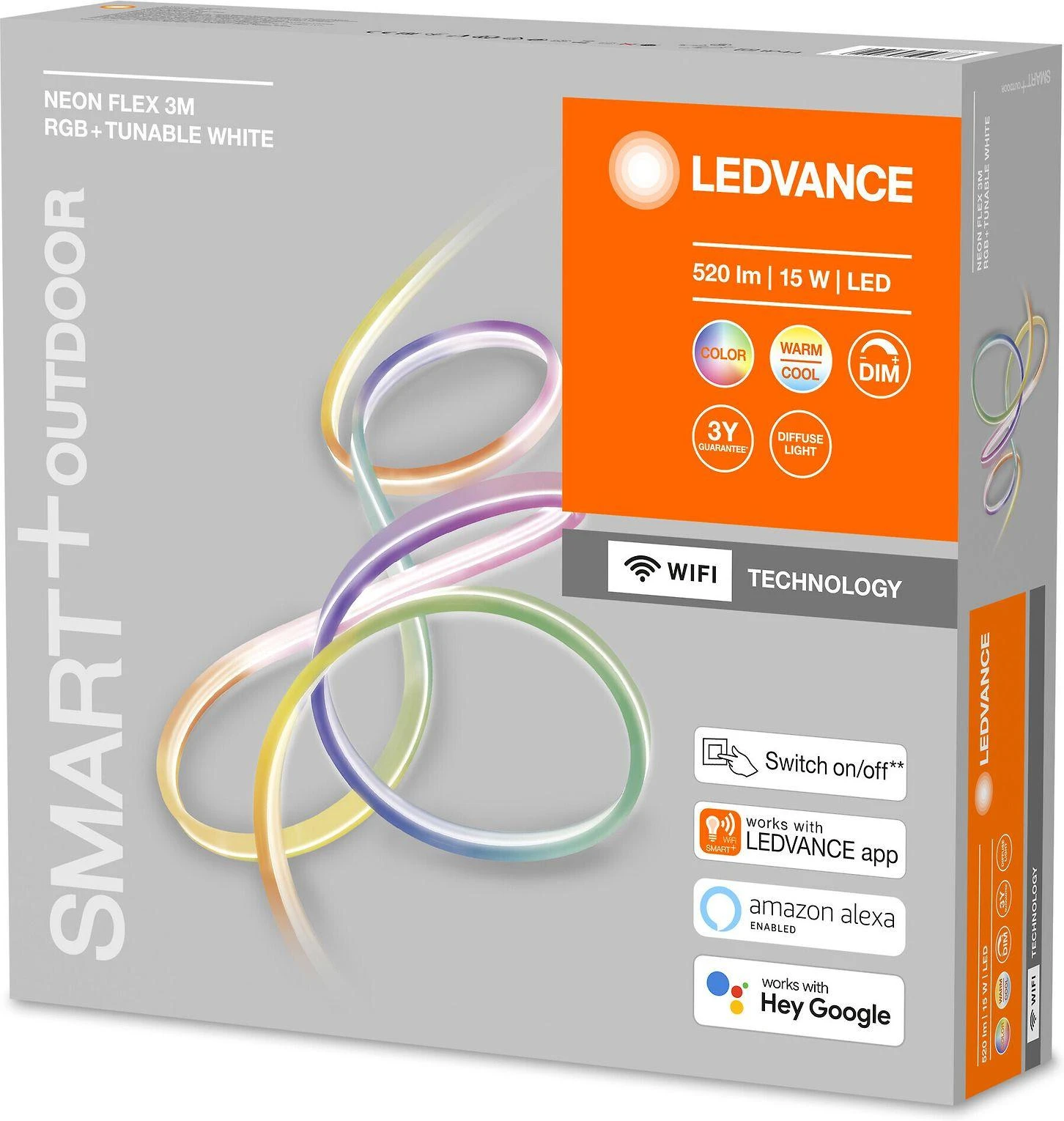 Ledvance|SMART+ WiFi Neon RGBW Multicolor 15W 2700-6500K|15 W|RGBW|Wi-Fi