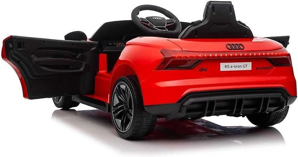 Leggodt Audi RS e-tron GT lasten sähköauto, punainen