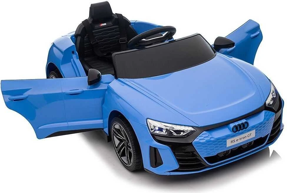 Leggodt Audi RS e-tron GT lasten sähköauto, sininen