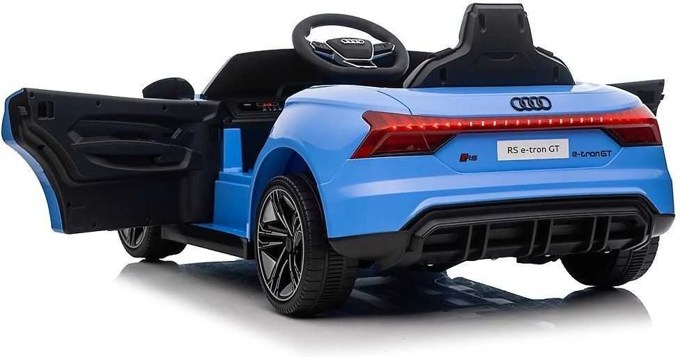 Leggodt Audi RS e-tron GT lasten sähköauto, sininen