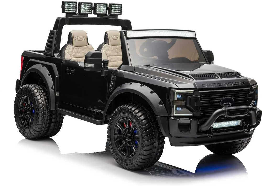 Leggodt Ford Duty F450 lasten sähköauto, musta