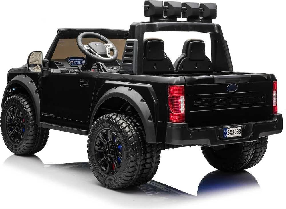 Leggodt Ford Duty F450 lasten sähköauto, musta