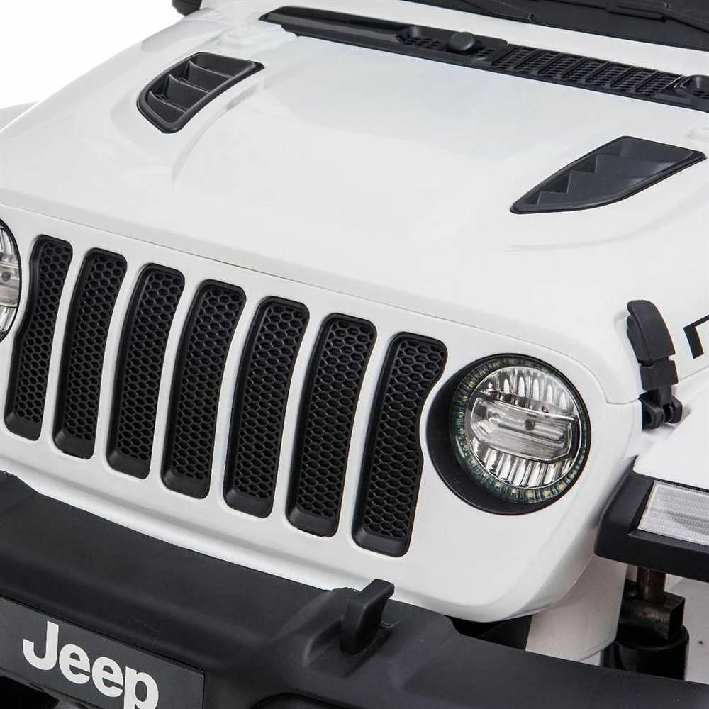 Leggodt Netcentret Azeno – Elektromobilis – Jeep Wrangler Rubicon – Baltas (6950241)