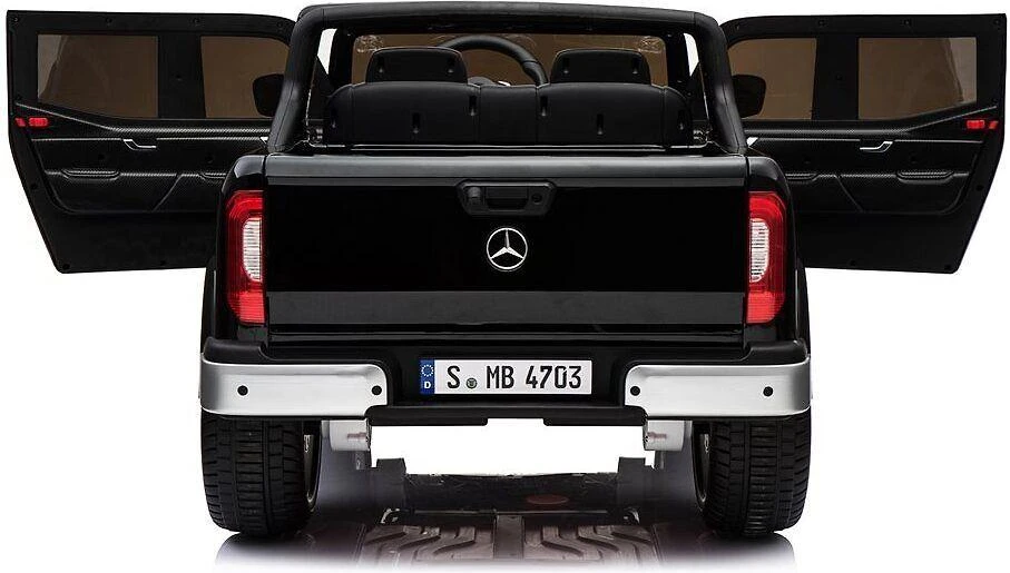 Mercedes X-Class vaikiškas elektromobilis – galinis vaizdas