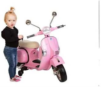 RMS Vespa PX150 12V elektrinis mopedas, rožinis
