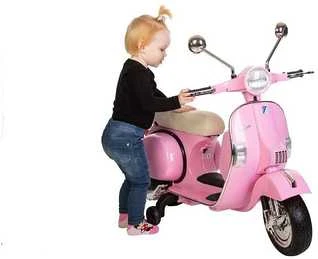 RMS Vespa PX150 12V elektrinis mopedas, rožinis