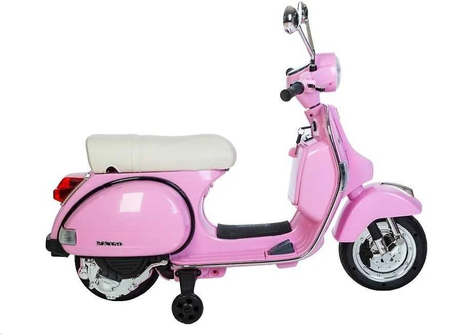 RMS Vespa PX150 12V elektrinis mopedas, rožinis