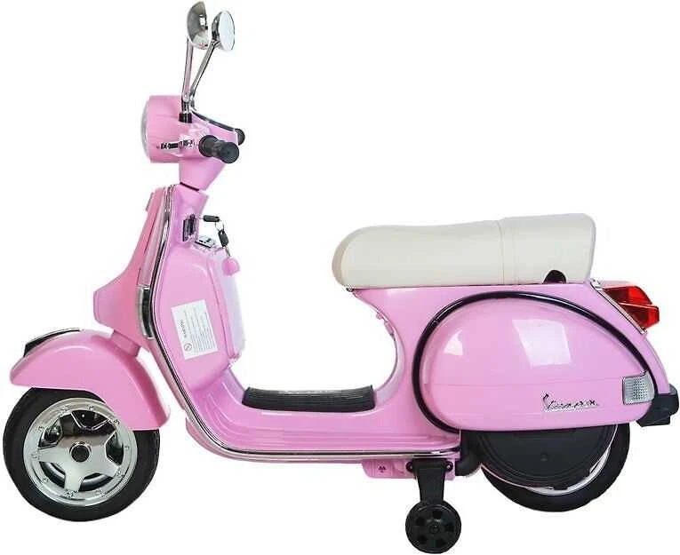 RMS Vespa PX150 12V elektrinis mopedas, rožinis