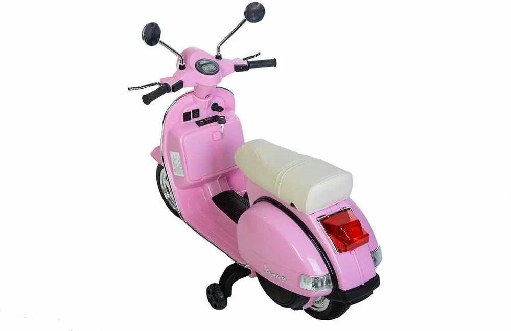 RMS Vespa PX150 12V elektrinis mopedas, rožinis