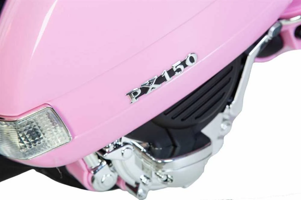 RMS Vespa PX150 12V elektrinis mopedas, rožinis