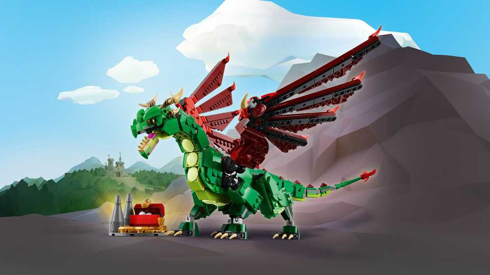 LEGO® Creator 3in1 Viduramžių drakonas (31161)