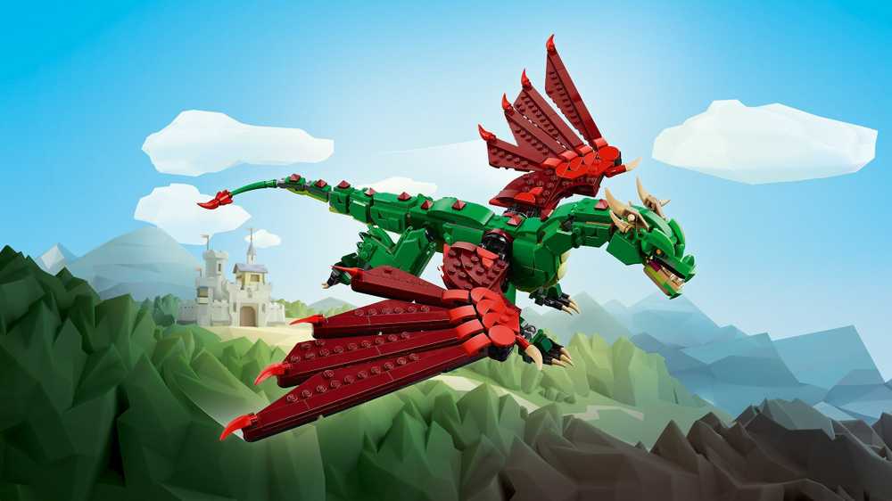 LEGO® Creator 3in1 Viduramžių drakonas (31161)