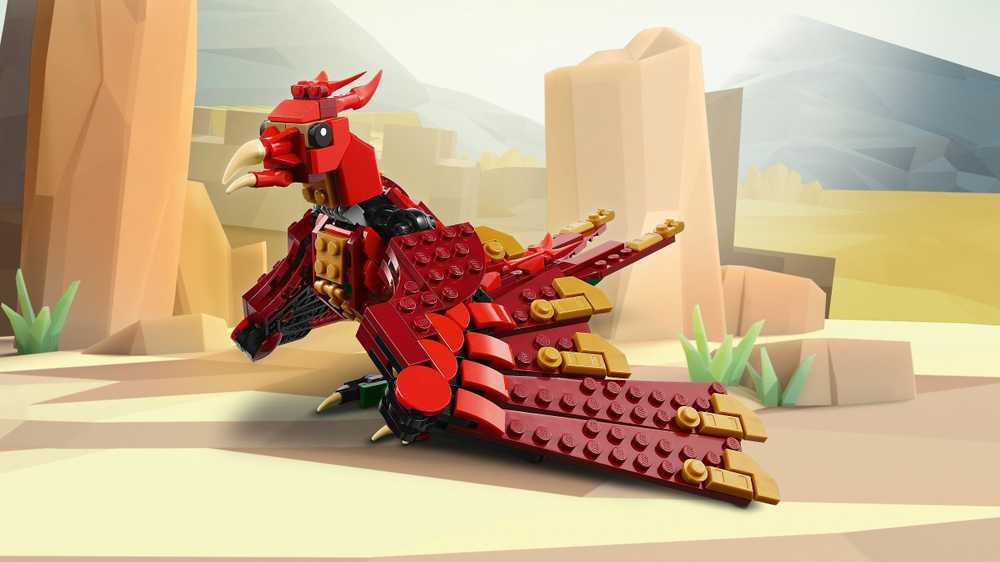 LEGO® Creator 3in1 Viduramžių drakonas (31161)