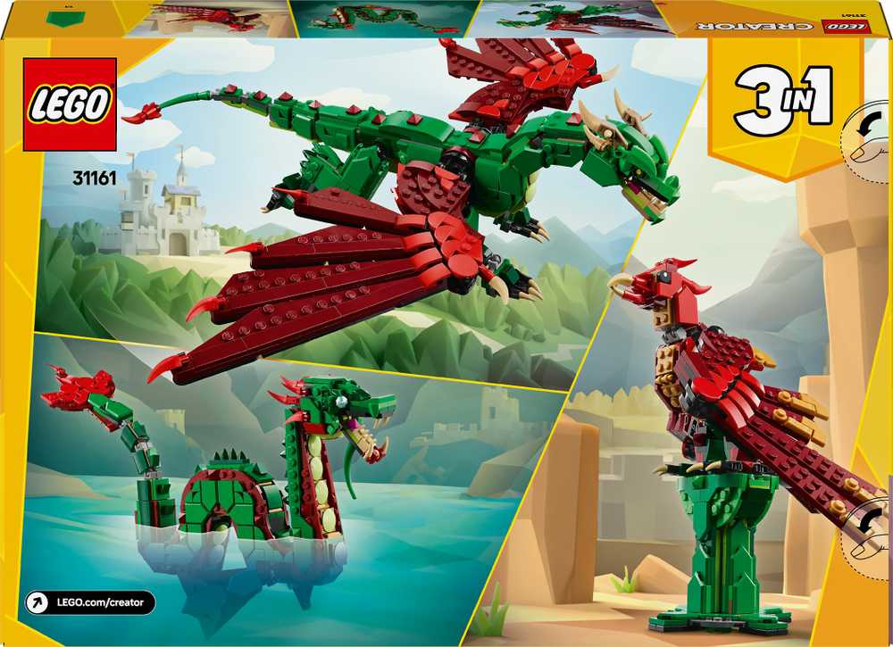 LEGO® Creator 3in1 Viduramžių drakonas (31161)