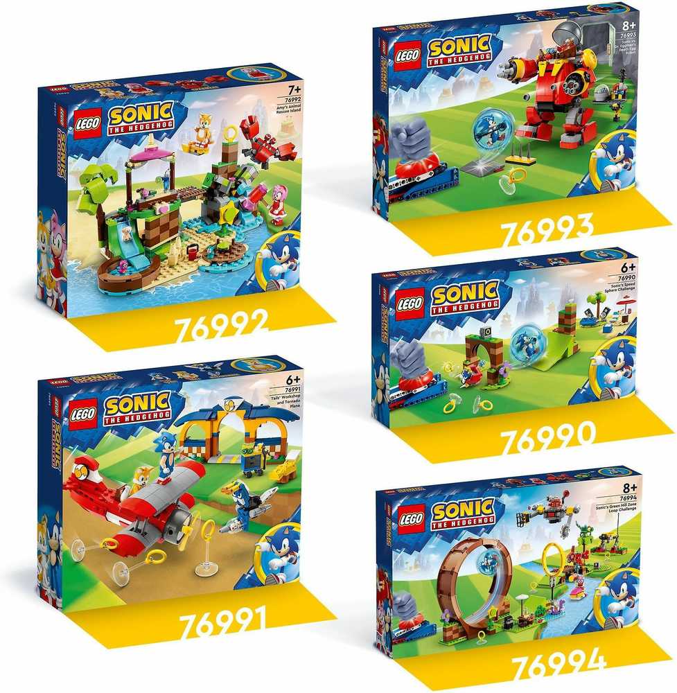 LEGO® Sonic the Hedgehog Žaliojo kalno zonos kilpos iššūkis (76994)