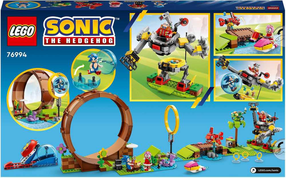 LEGO® Sonic the Hedgehog Žaliojo kalno zonos kilpos iššūkis (76994)