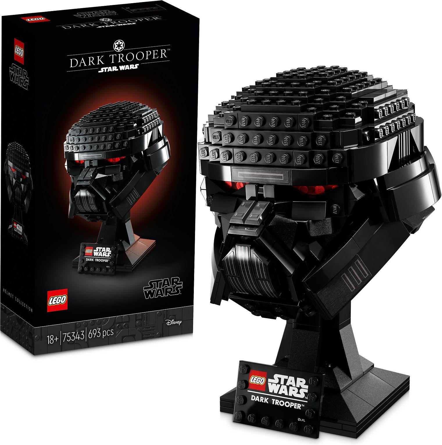 LEGO® Star Wars Tamsiojo kario™ šalmas (75343)