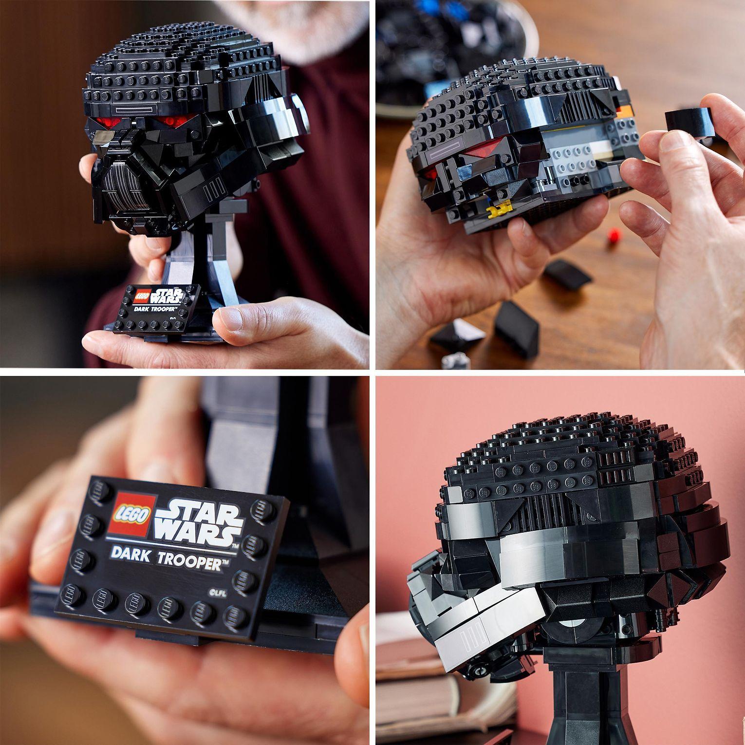 LEGO® Star Wars Tamsiojo kario™ šalmas (75343)